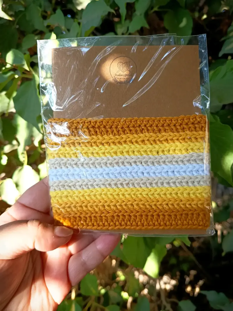 Funda para taza a crochet - 3