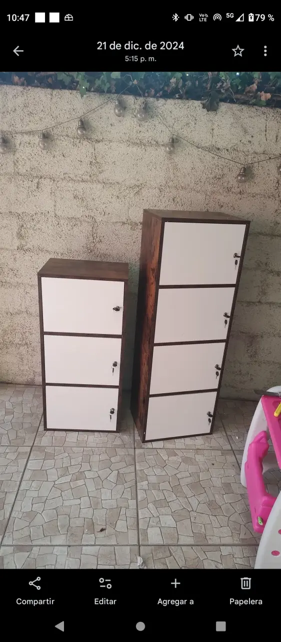 Mueble tipo locker y mesa centro - 3