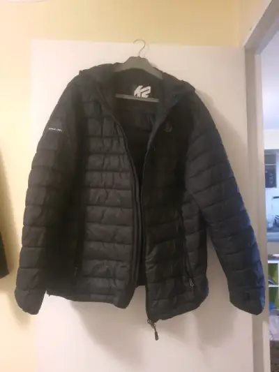 Chaqueta acolchada negra K2 para invierno - miniatura 1