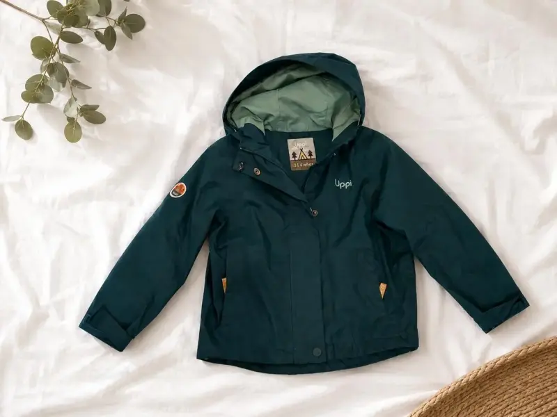 Chaqueta infantil Lippi azul con capucha - 2