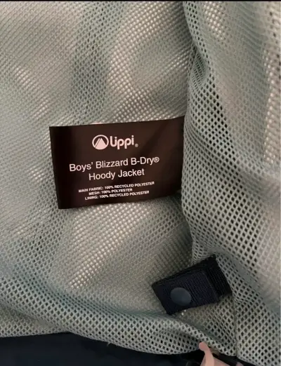 Chaqueta infantil Lippi azul con capucha - miniatura 4