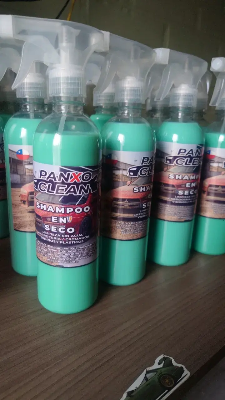 Shampoo en seco Panxo Clean para autos