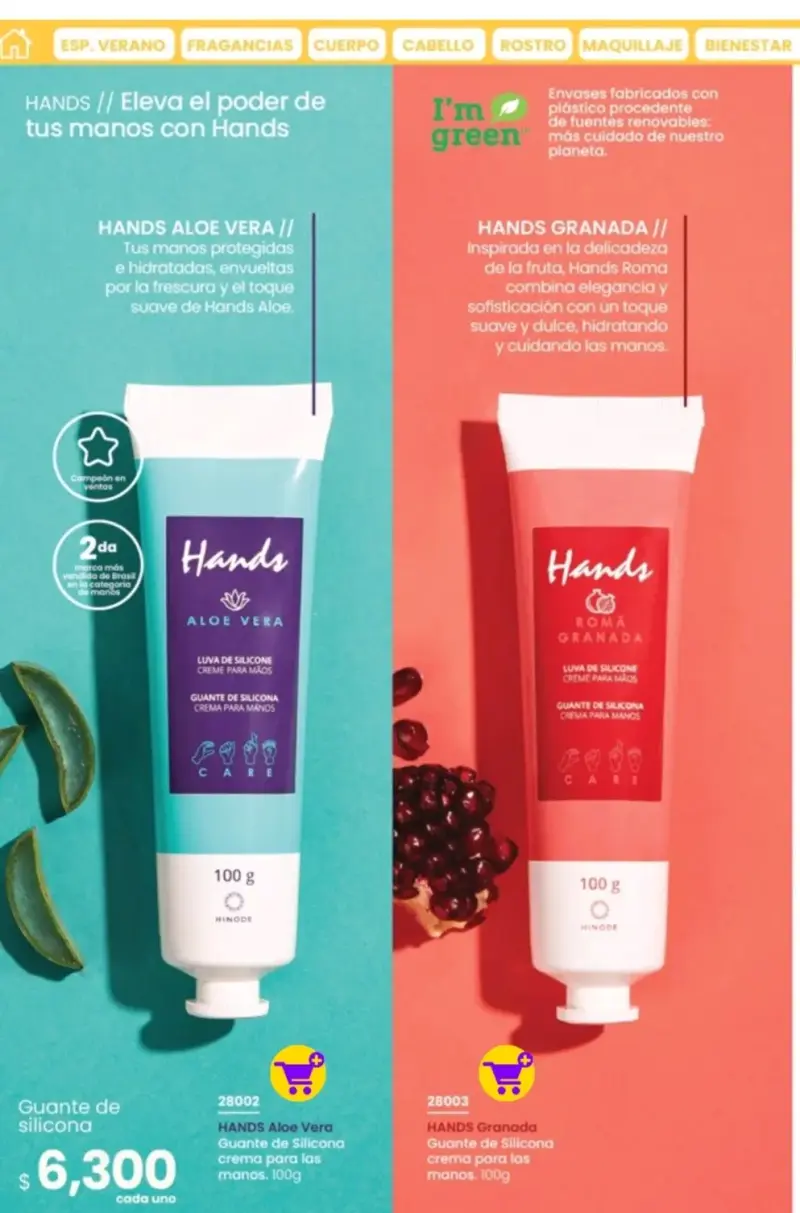 Crema de manos Hands Aloe Vera 100g