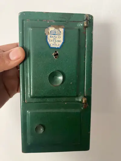 Alcancia  vintage Banco del Estado de Chile - miniatura 1