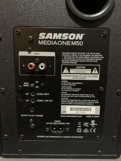 Monitores de estudio Samson de alta fidelidad - miniatura 3