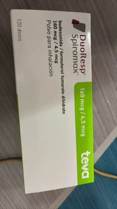 Inhalador DuoResp Spiromax 160 mcg/4.5 mcg - miniatura 2