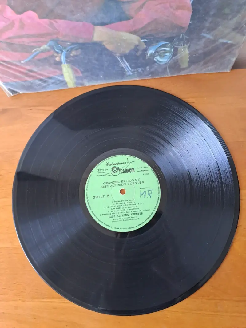 Vinilo Grandes Éxitos de José Alfredo Fuentes - 3