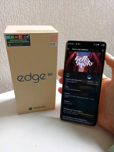 Motorola Edge 50 256GB 12GB RAM – Naranja Claro - miniatura 6