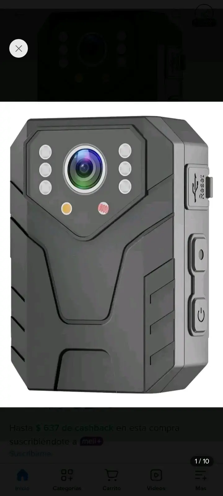 Cámara de seguridad portátil HD - 1