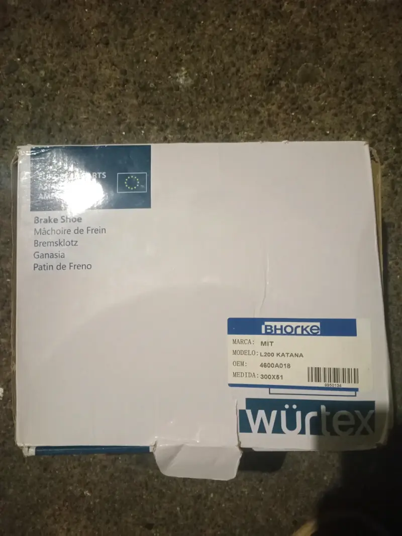Zapatas de freno Würtex para L200 Katana - 1