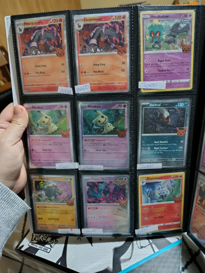 Colección de cartas Pokémon trick or trade - 1