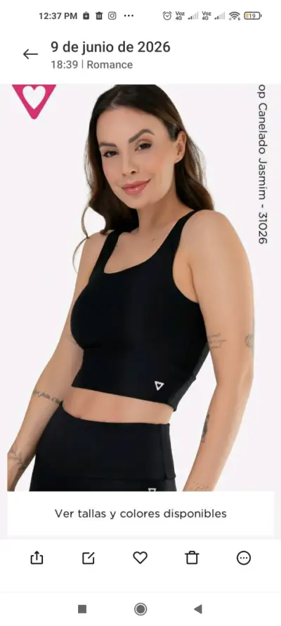 Ropa deportiva marca romance, confección Brasileña - miniatura 1