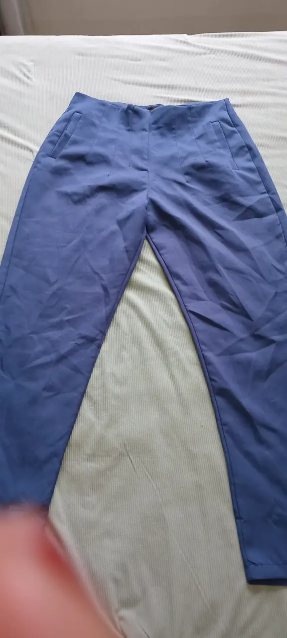 Pantalones azul claro para mujer