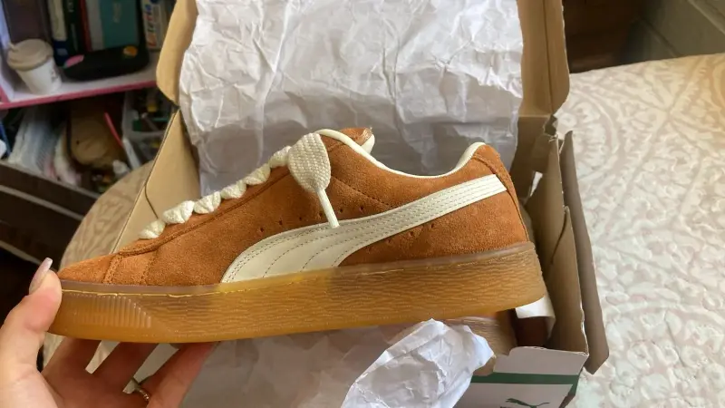 Zapatillas Puma Suede Classic marrón - 5