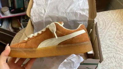 Zapatillas Puma Suede Classic marrón - miniatura 5
