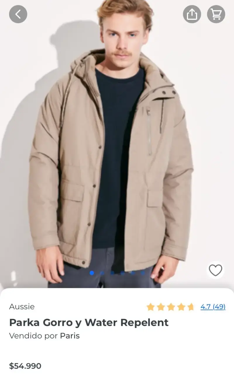 Chaqueta negra impermeable con capucha - 2