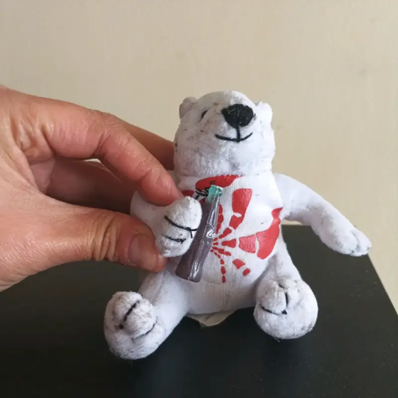 Peluche oso polar Coca-Cola edición especial - 3