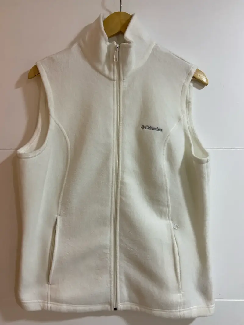 Chaleco polar blanco Columbia para mujer - 2