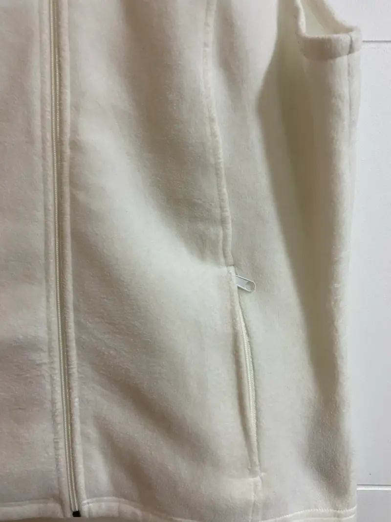 Chaleco polar blanco Columbia para mujer - 4
