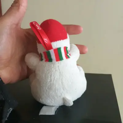 Osito de peluche Coca-Cola con gorro rojo - miniatura 3