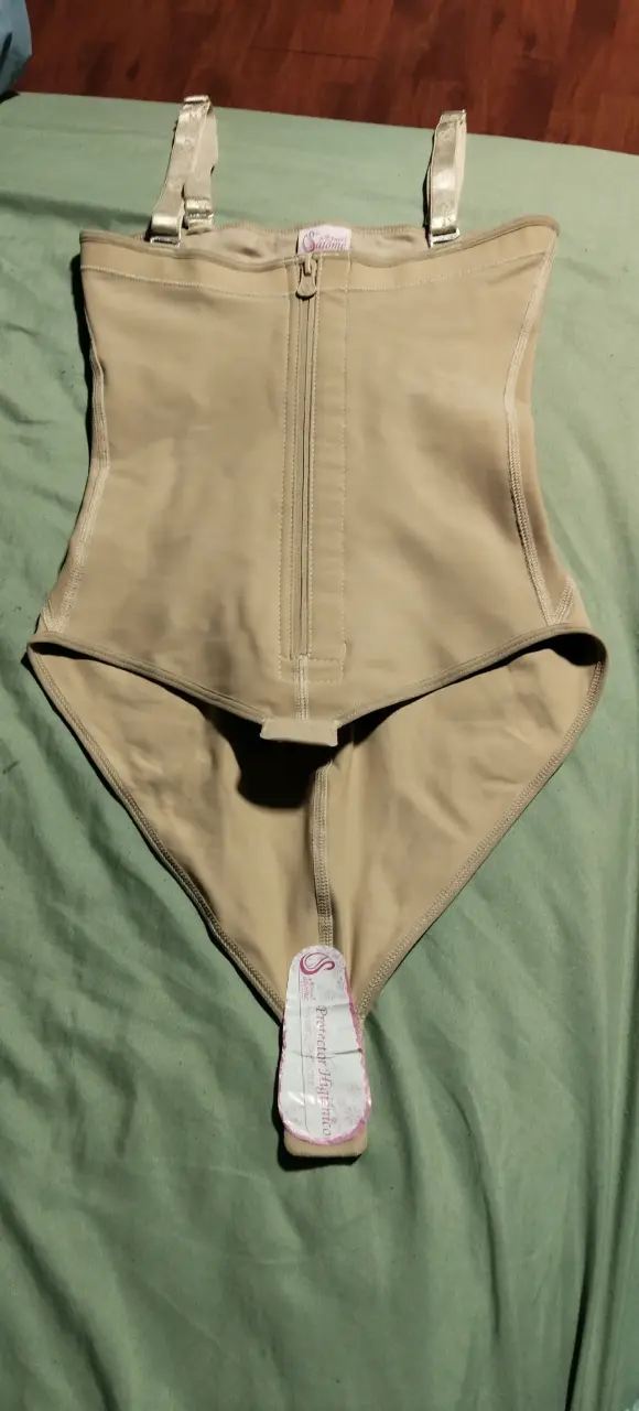 Faja Salomé beige con cierre frontal talla s - 2