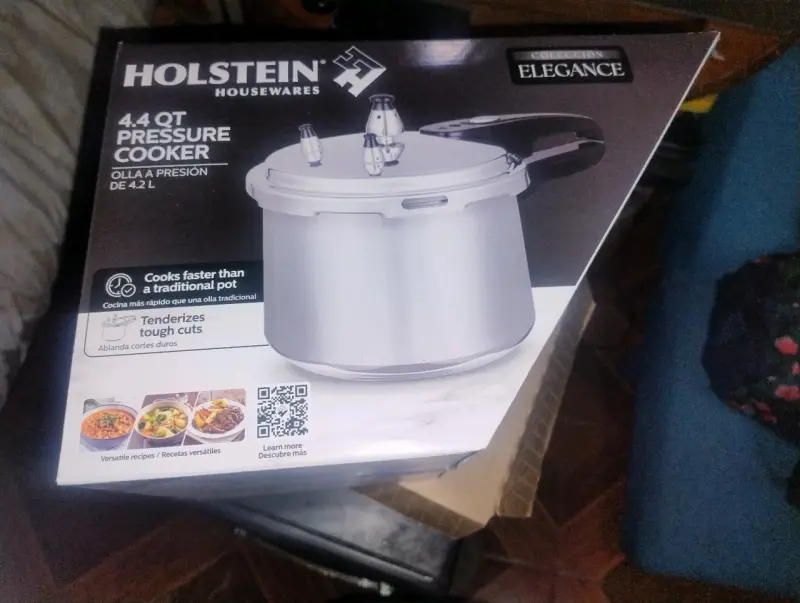 Olla a presión Holstein 4.2L de acero inoxidable
