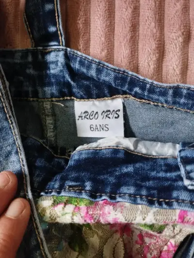Jardinera de jeans niña talla 6 - miniatura 2