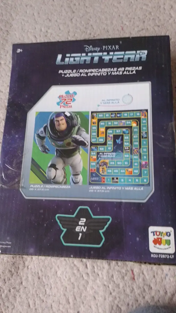 Puzzle y juego de mesa Buzz Lightyear 2 en 1 - 1