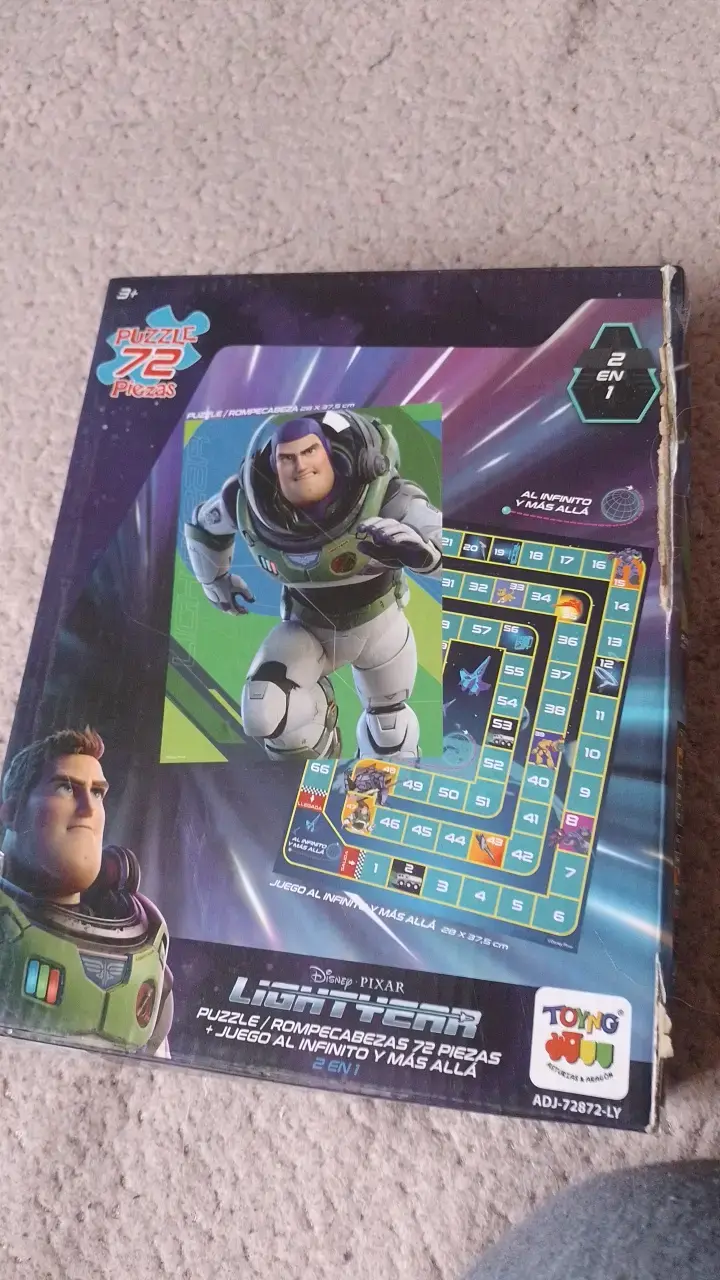 Puzzle y juego de mesa Buzz Lightyear 2 en 1 - 2