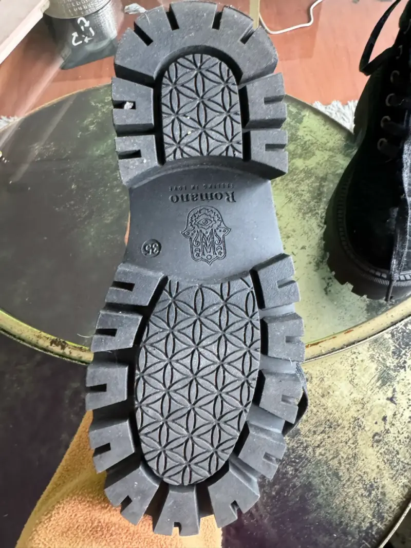 Botines negros de plataforma Romano - 4