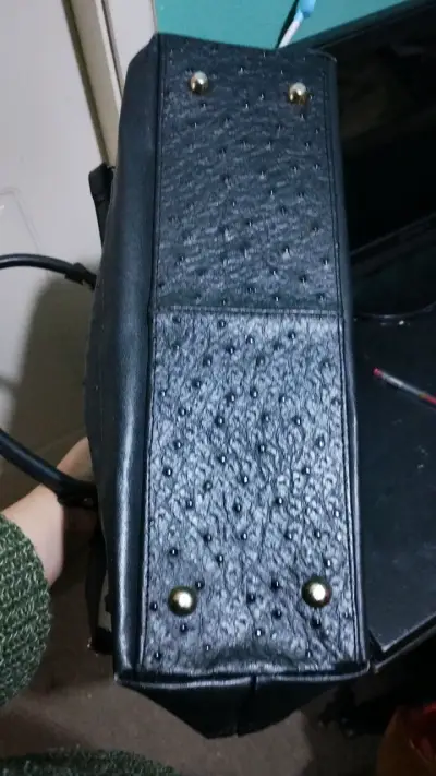 Bolso de ecocuero negro - miniatura 2