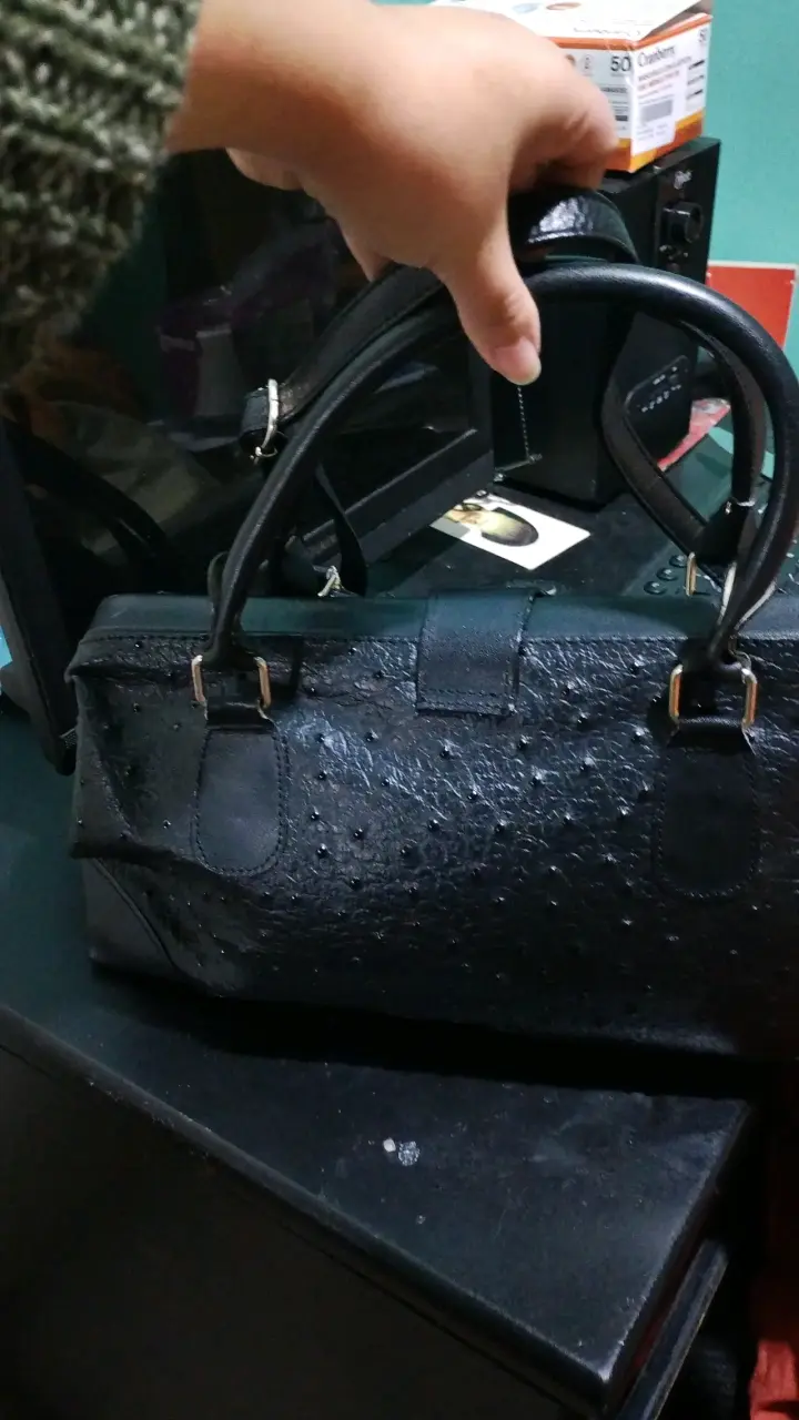 Bolso de ecocuero negro - 3