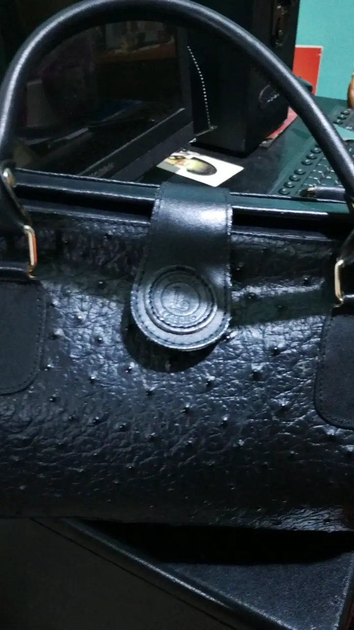 Bolso de ecocuero negro - 5
