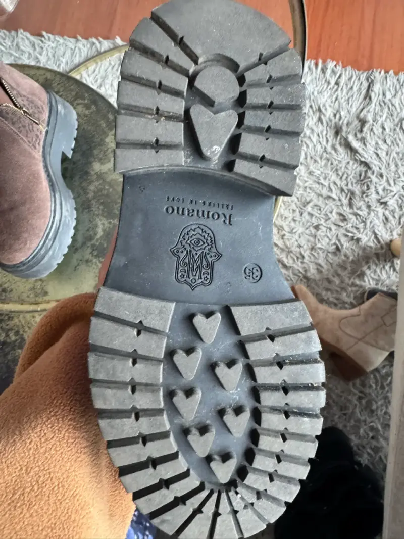Botines de gamuza marrón con cierre lateral - 4