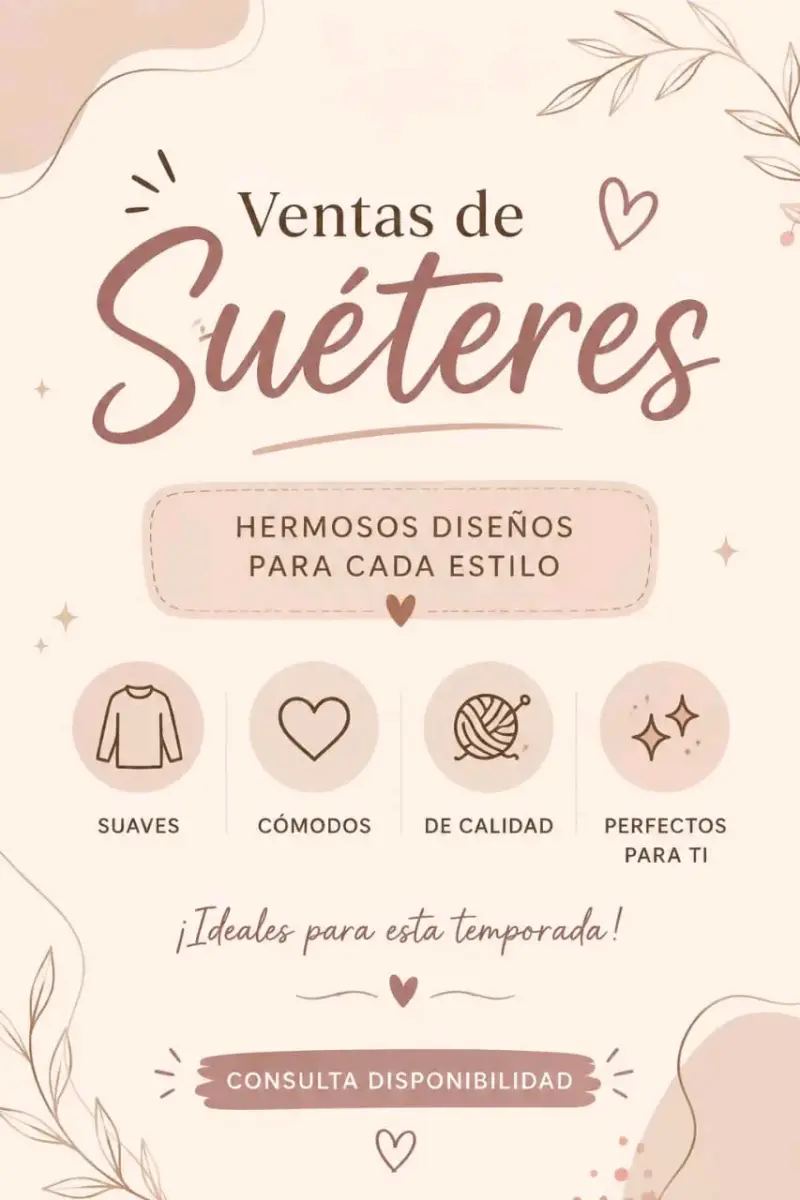 Suéteres suaves y cómodos para mujer - 1