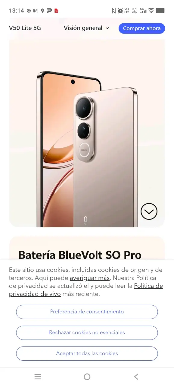 Vivo 50 light - 2