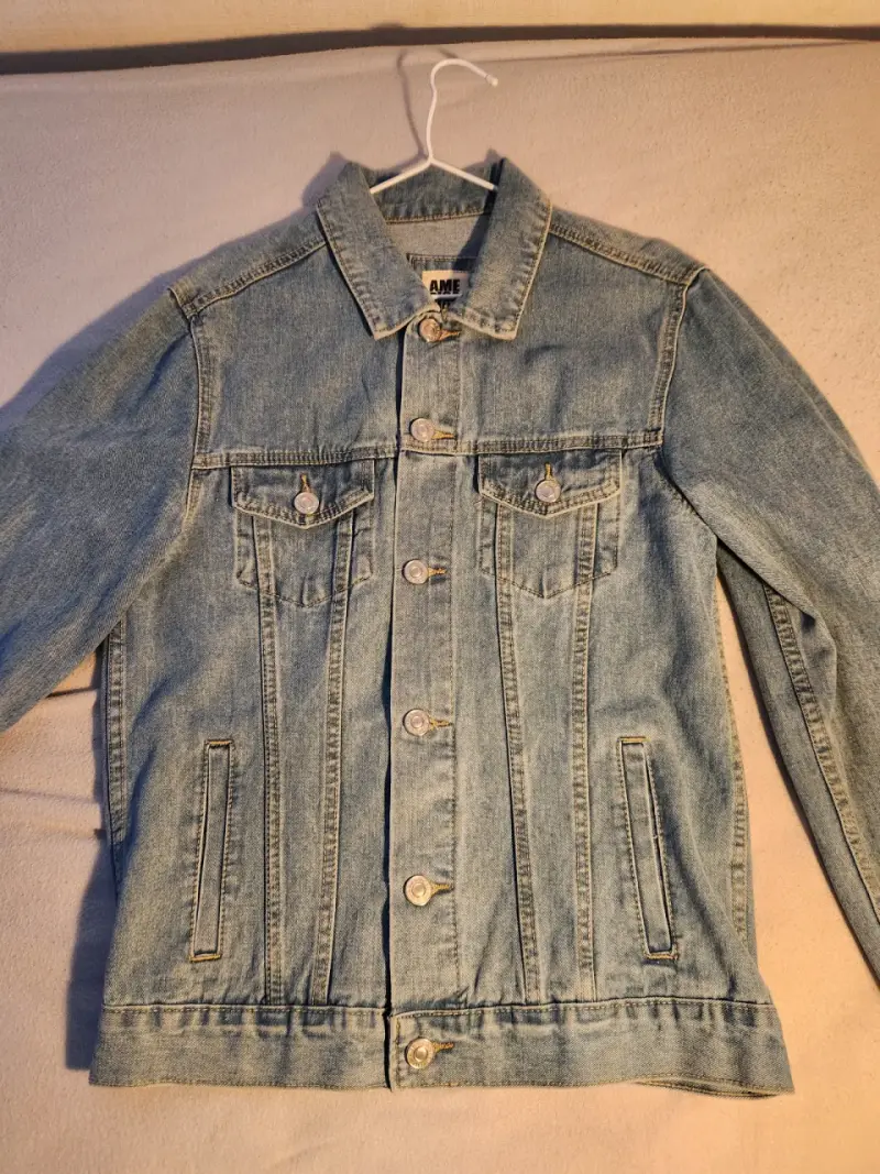 Chaqueta Americanino de mezclilla azul claro