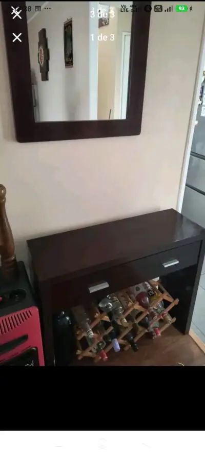 Mueble de arrimo y espejo - miniatura 3