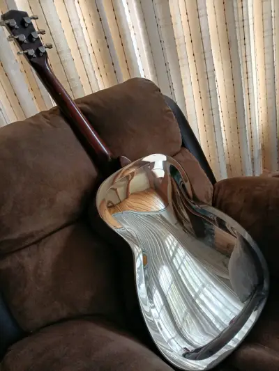 Guitarra metalica con resonador - miniatura 6