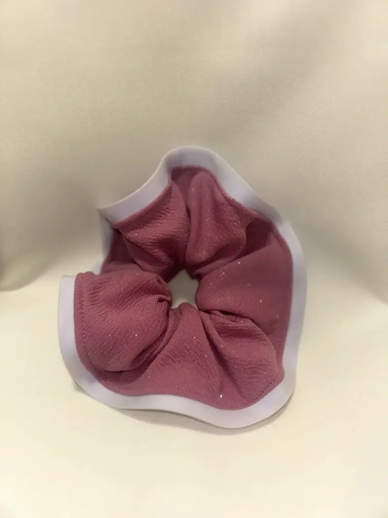 scrunchies de tela suave y cómoda - 4