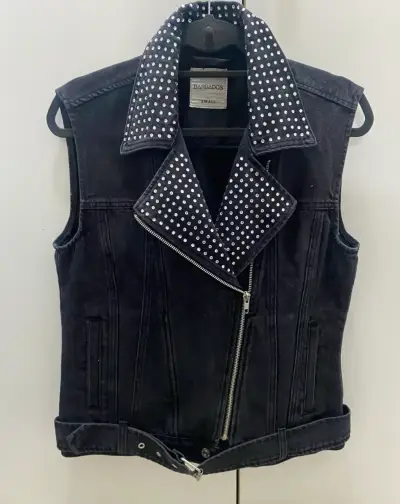 Chaqueta sin mangas Denim - miniatura 1