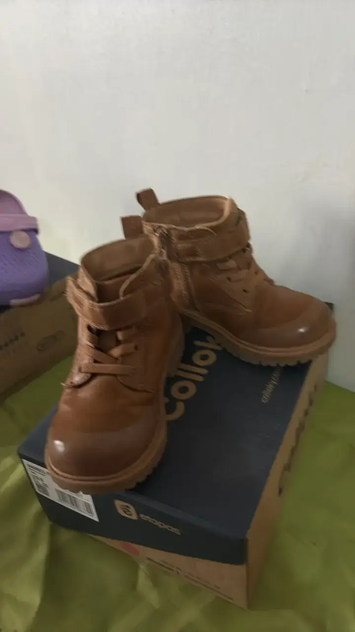 Botines de cuero Calloky para niños - 3