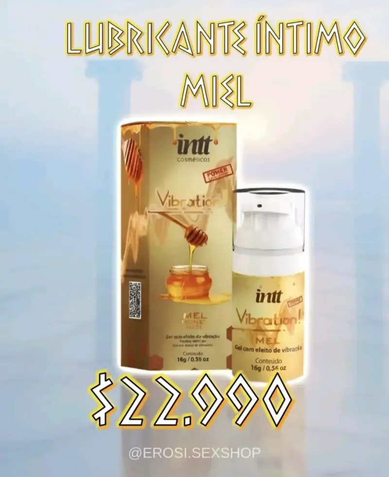 Lubricante íntimo miel INTT Vibration