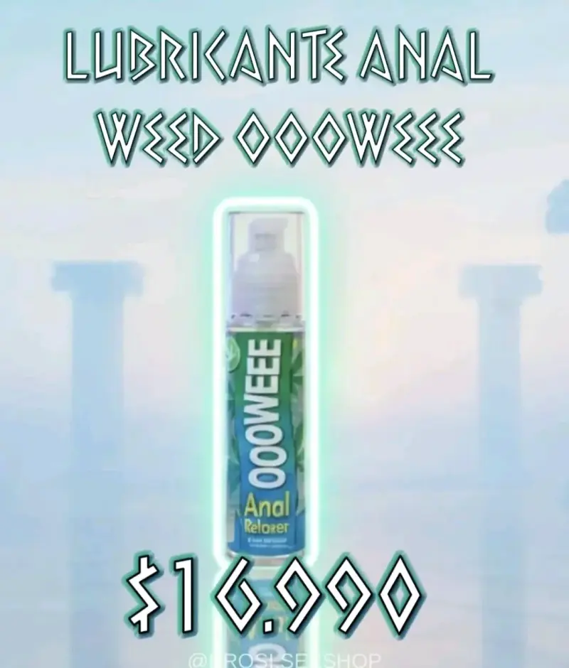Lubricante anal Oooweee Weed relajante