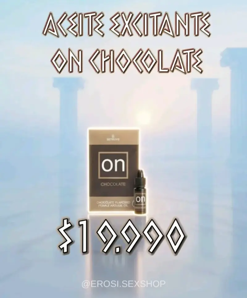 Aceite excitante sabor chocolate