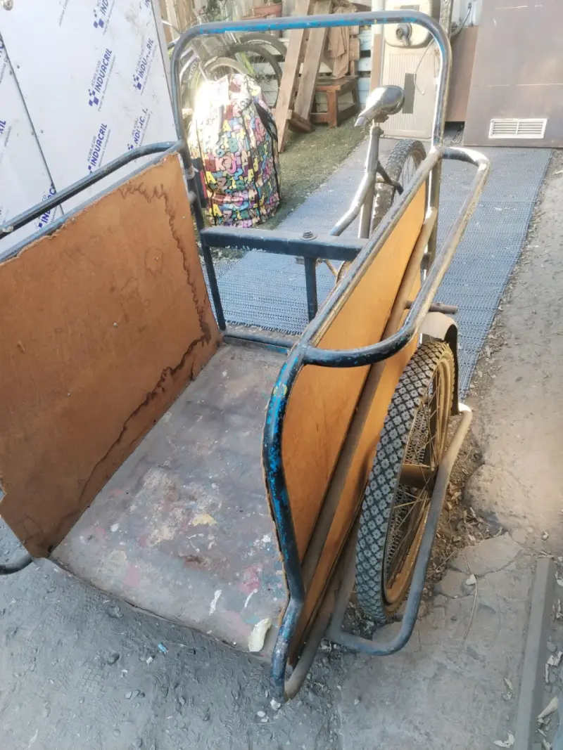 Triciclo de carga a pedales usado - 1