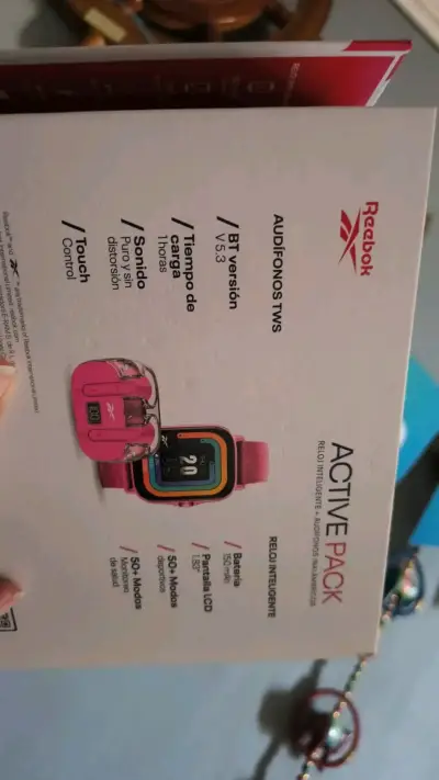 Reloj inteligente Reebok rosa para niños - miniatura 3