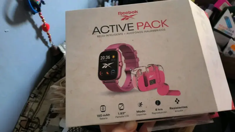 Reloj inteligente Reebok rosa para niños - 4