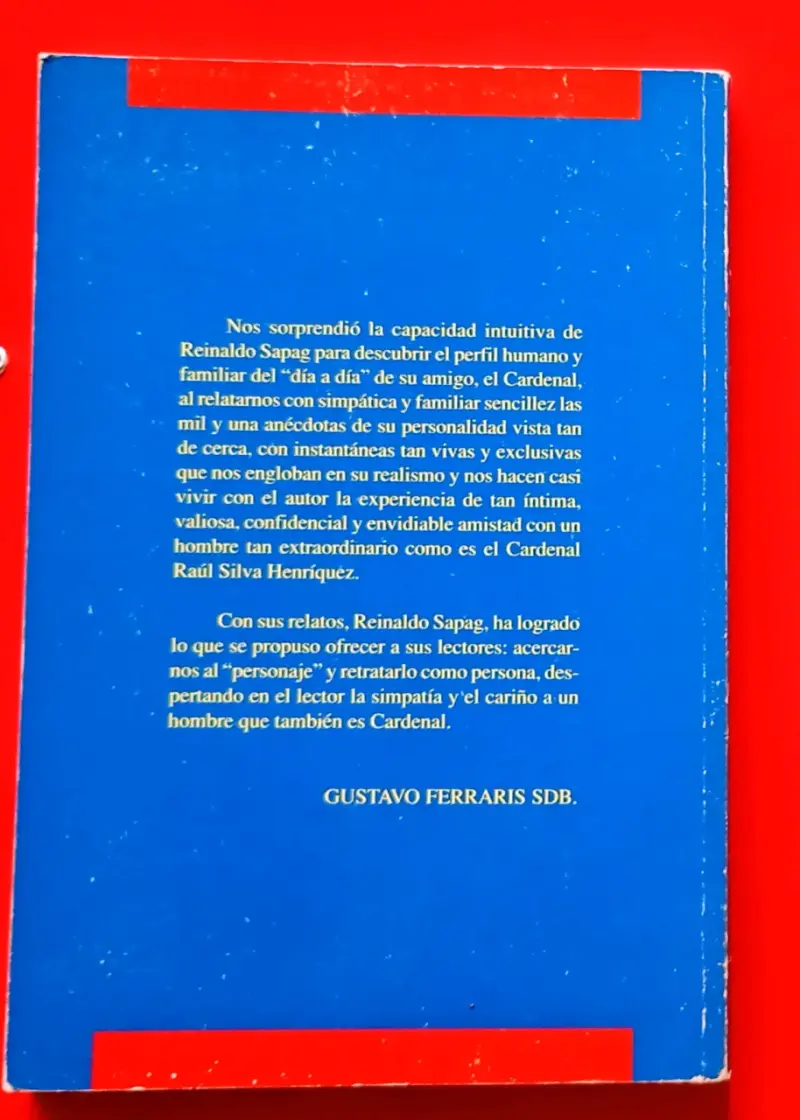 Libro 'Mi Amigo, el Cardenal' de Reinaldo Sapag - 2