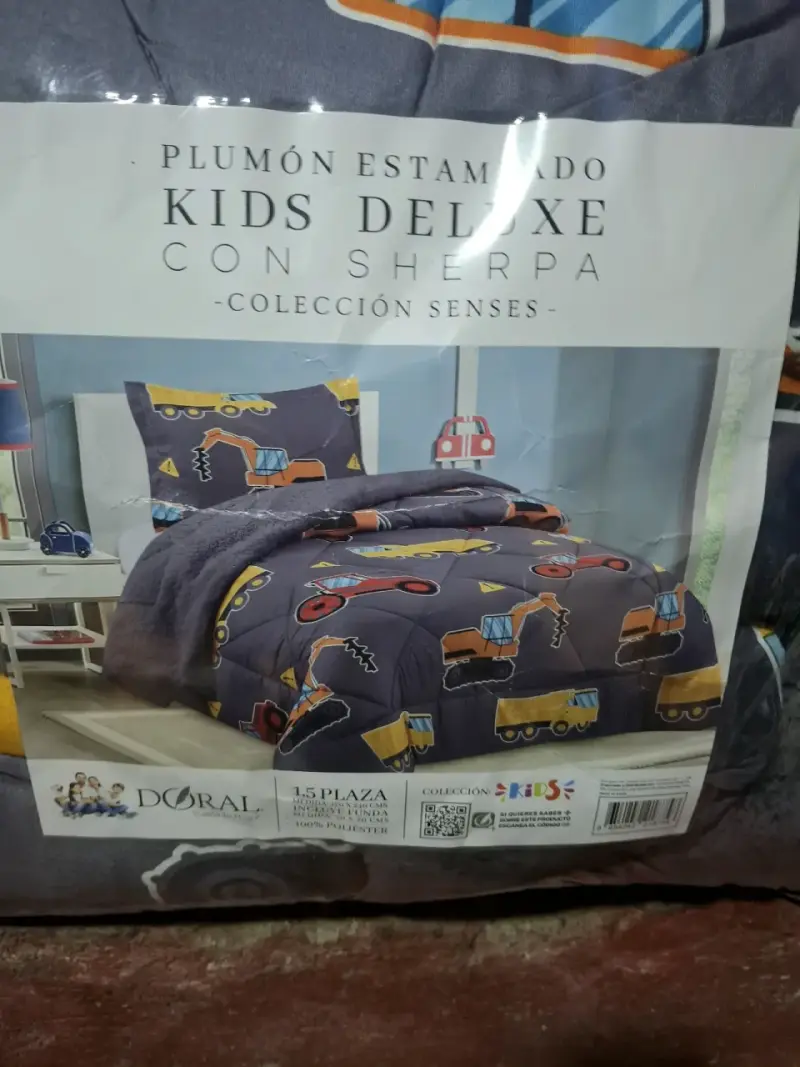 Plumón estampado Kids Deluxe con Sherpa - 1